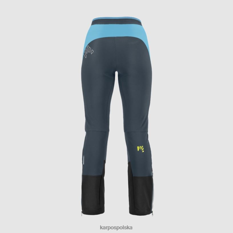 spodnie | ciemny łupek/niebieski atol 40266X1408 kobiety Karpos alagna plus evo w spodniach