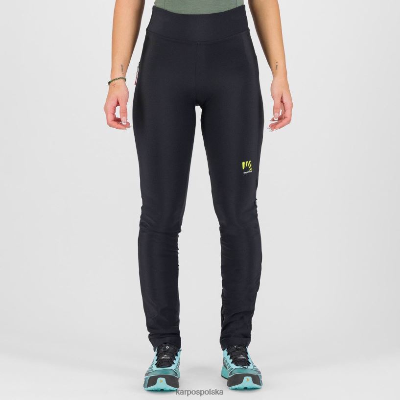 spodnie | czarno-różowe fluo 40266X1518 kobiety Karpos łatwe zimowe spodnie