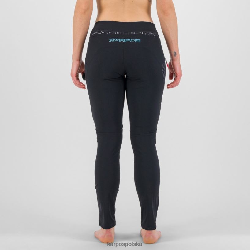 spodnie | czarny biały 40266X1533 kobiety Karpos łatwe w spodniach