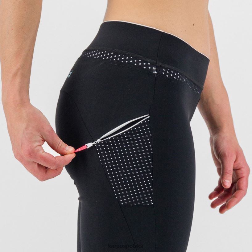 spodnie | czarny biały 40266X1533 kobiety Karpos łatwe w spodniach