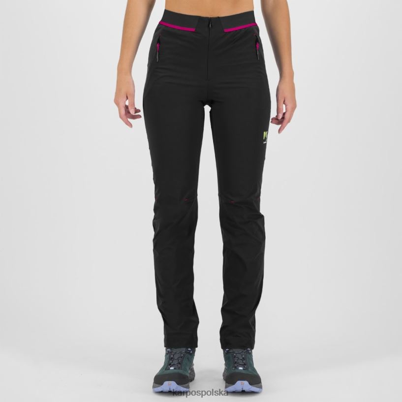 spodnie | czarny/insynuacja 40266X1483 kobiety Karpos tre cime w spodniach