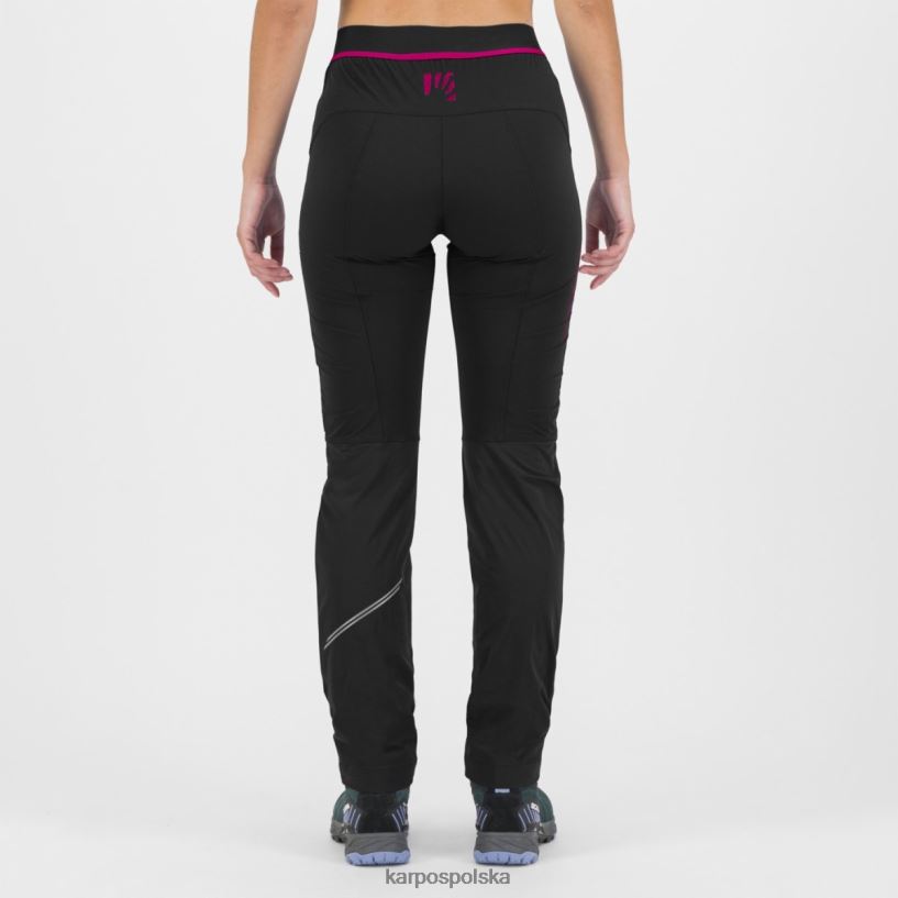 spodnie | czarny/insynuacja 40266X1483 kobiety Karpos tre cime w spodniach