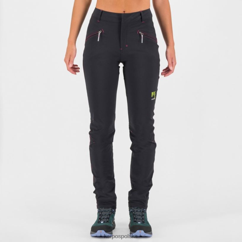 spodnie | czarny/insynuacja 40266X1511 kobiety Karpos Fantasia Evo w spodniach