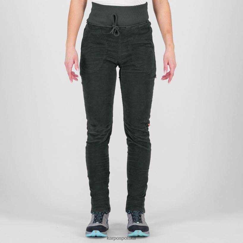spodnie | czarny piasek 40266X1476 kobiety Karpos abete evo w spodniach