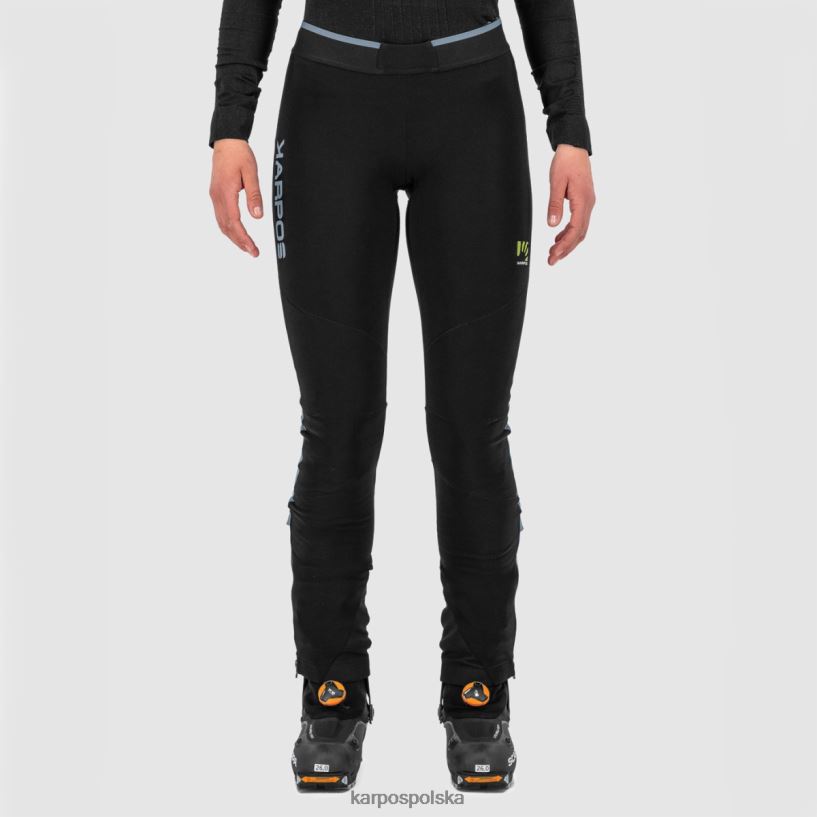 spodnie | czarny/przykurzony błękit 40266X1462 kobiety Karpos alagna evo w spodniach