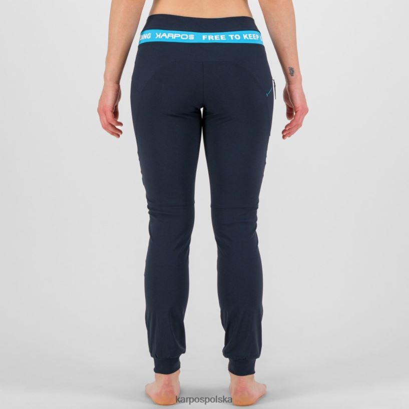 spodnie | kapitan nieba/niebieski atol 40266X1504 kobiety Karpos easyfrizz w spodniach