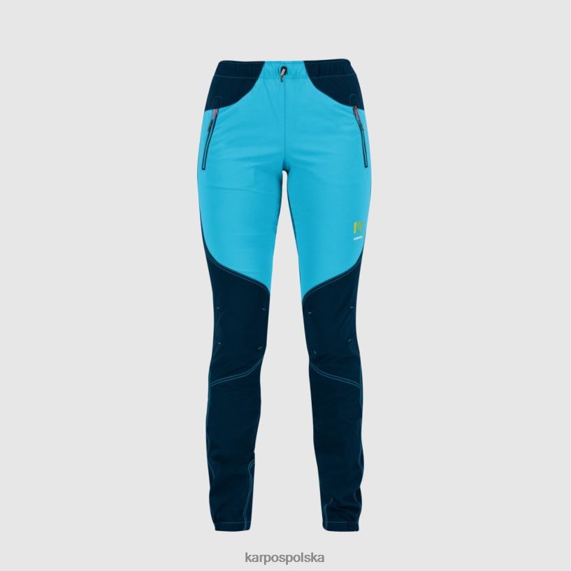 spodnie | niebieski atol/kapitan nieba 40266X1467 kobiety Karpos rock w spodniach