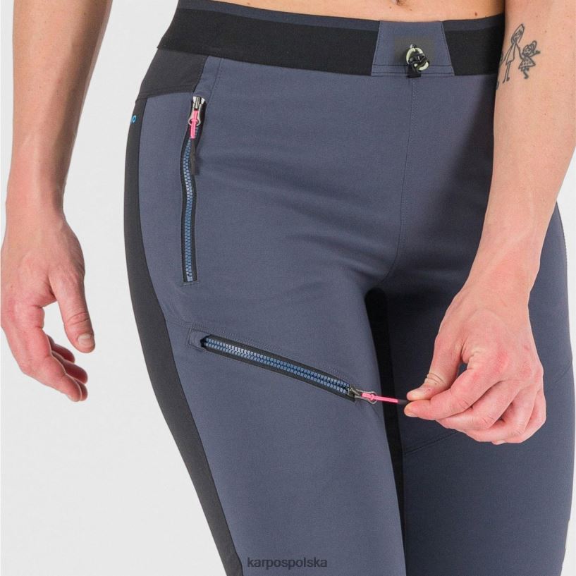 spodnie | ombre niebieski 40266X1485 kobiety Karpos cadini w spodniach