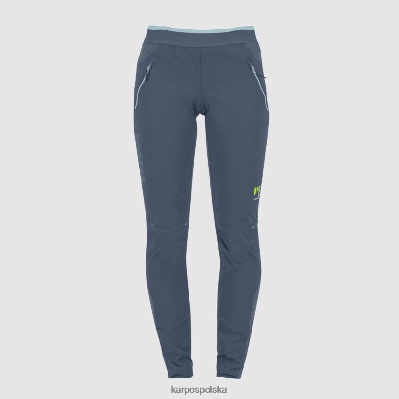 spodnie | vintage indygo/akwamaryn 40266X1443 kobiety Karpos tre cime ewolucja w spodniach