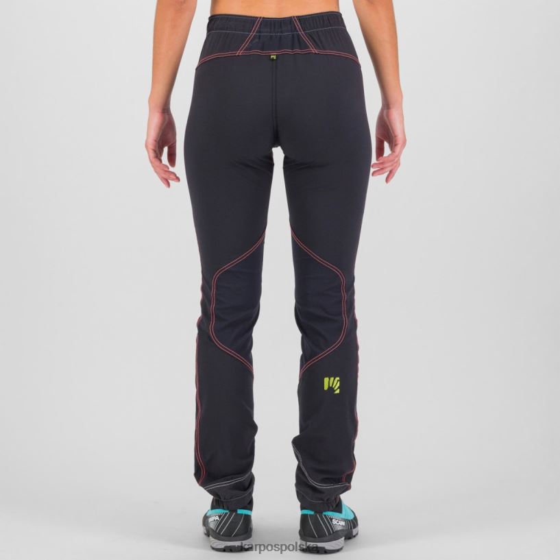 spodnie | vintage indygo/czarny/gorący koral 40266X1469 kobiety Karpos rock w spodniach