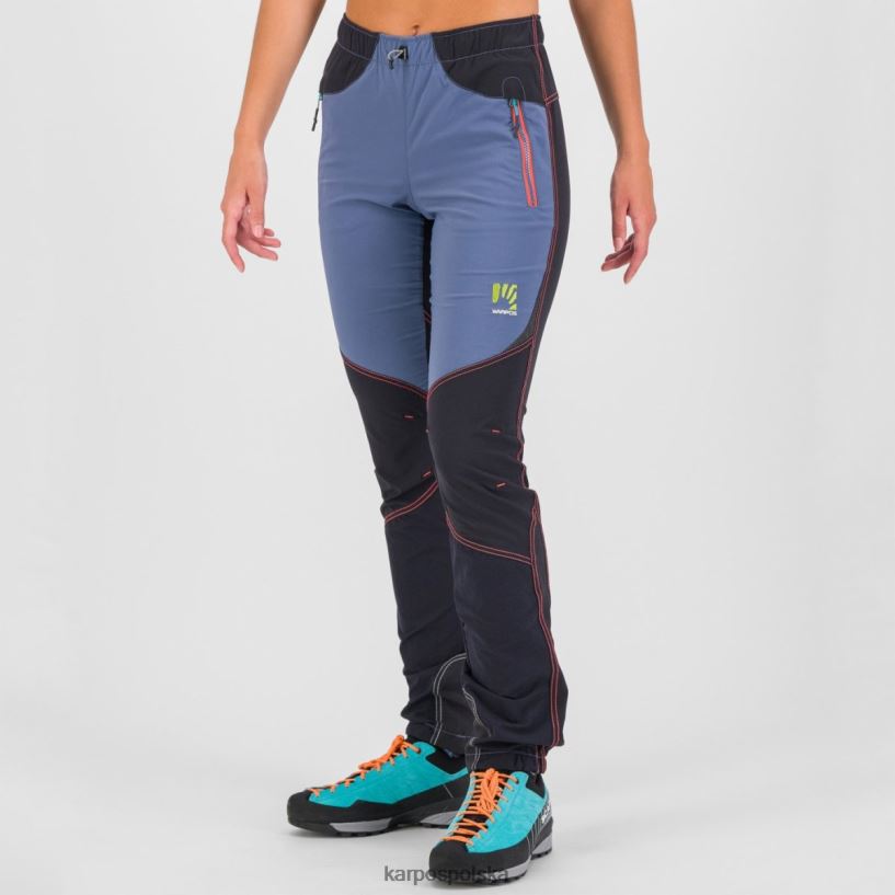 spodnie | vintage indygo/czarny/gorący koral 40266X1469 kobiety Karpos rock w spodniach