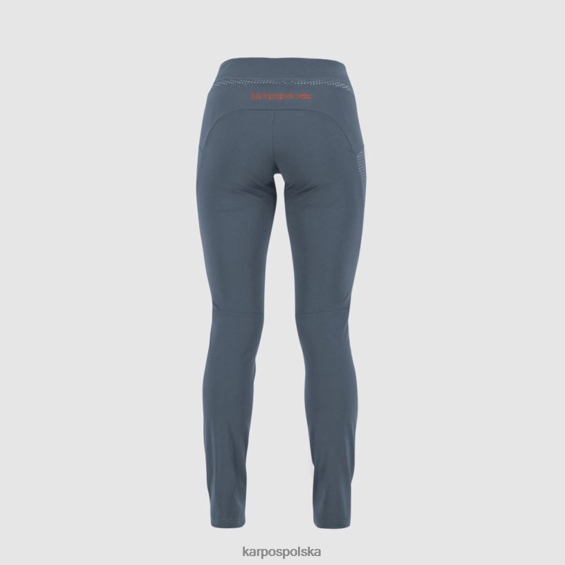 spodnie | vintage indygo/gorący koral 40266X1532 kobiety Karpos łatwe w spodniach