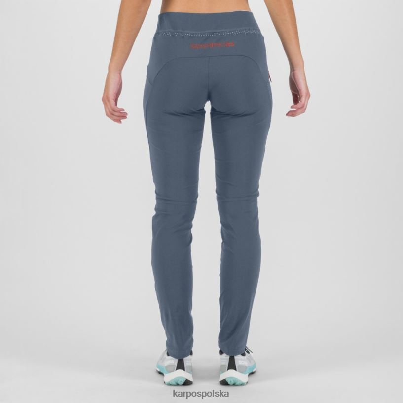 spodnie | vintage indygo/gorący koral 40266X1532 kobiety Karpos łatwe w spodniach