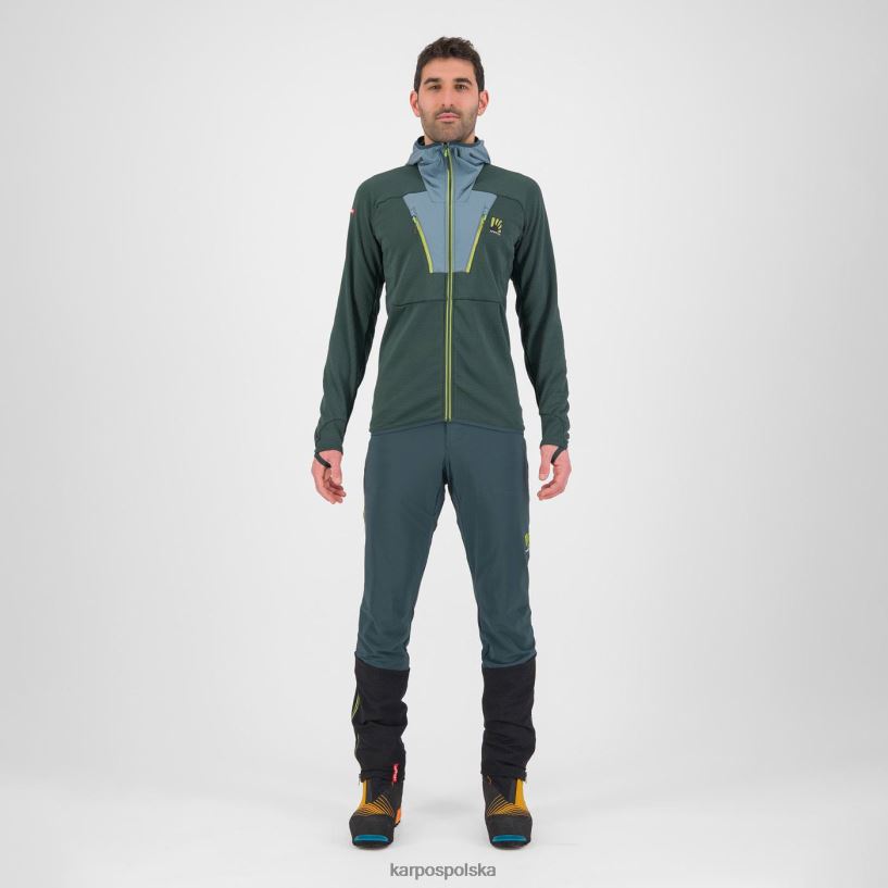 bluza z kapturem | las/północny Atlantyk 40266X167 mężczyźni Karpos najwyższy polar z kapturem