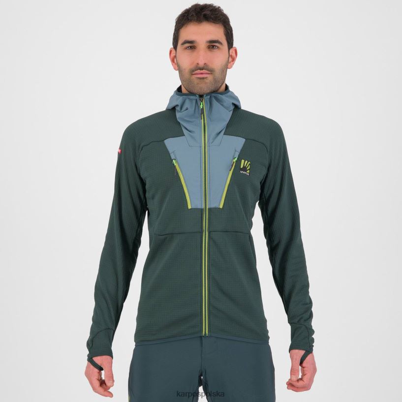 bluza z kapturem | las/północny Atlantyk 40266X167 mężczyźni Karpos najwyższy polar z kapturem