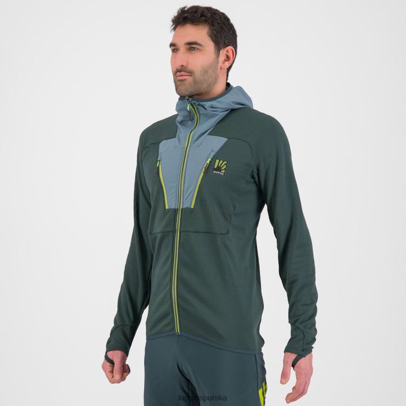 bluza z kapturem | las/północny Atlantyk 40266X167 mężczyźni Karpos najwyższy polar z kapturem