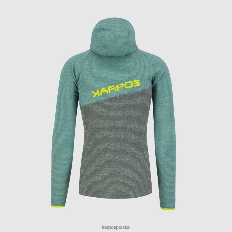 bluza z kapturem | las/północny Atlantyk 40266X177 mężczyźni Karpos Bluza z kapturem caoscio zapinana na zamek