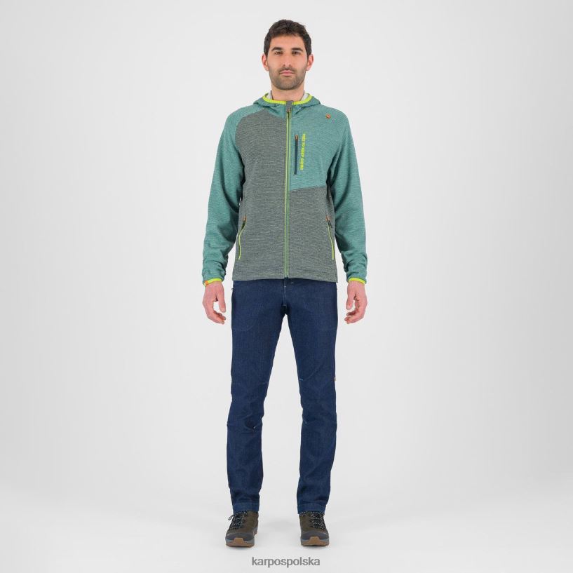 bluza z kapturem | las/północny Atlantyk 40266X177 mężczyźni Karpos Bluza z kapturem caoscio zapinana na zamek