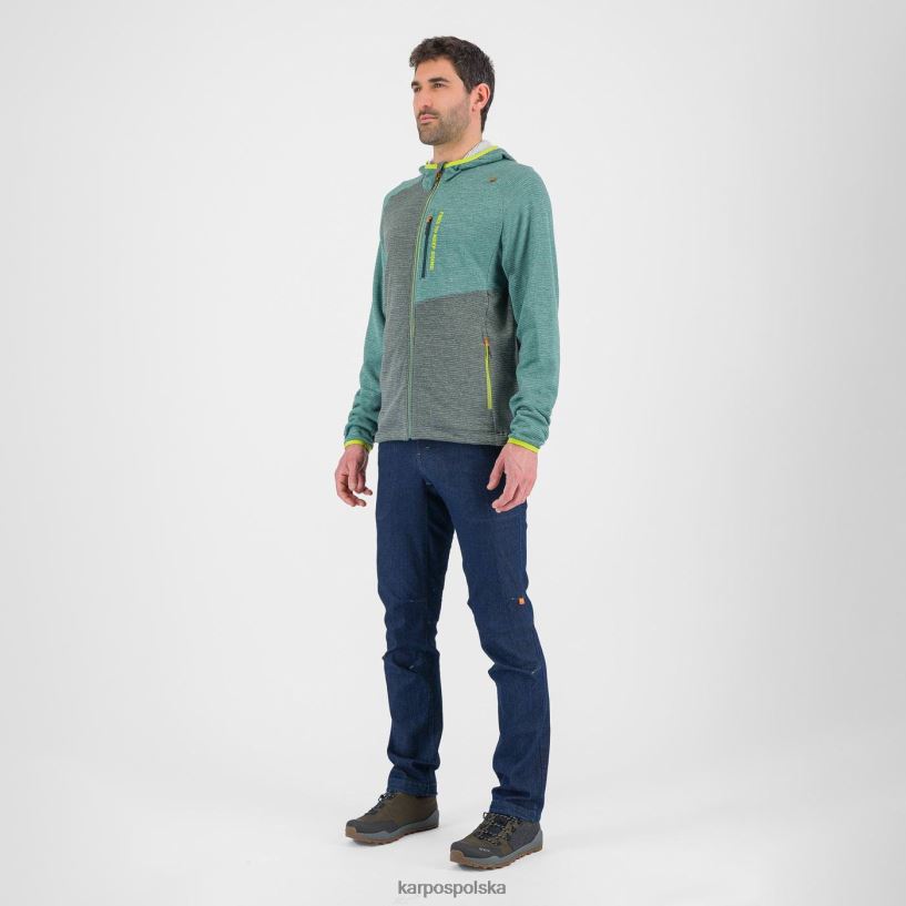 bluza z kapturem | las/północny Atlantyk 40266X177 mężczyźni Karpos Bluza z kapturem caoscio zapinana na zamek