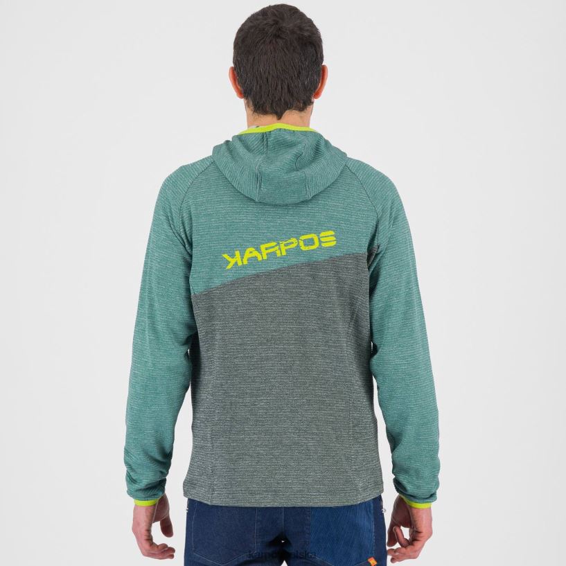 bluza z kapturem | las/północny Atlantyk 40266X177 mężczyźni Karpos Bluza z kapturem caoscio zapinana na zamek