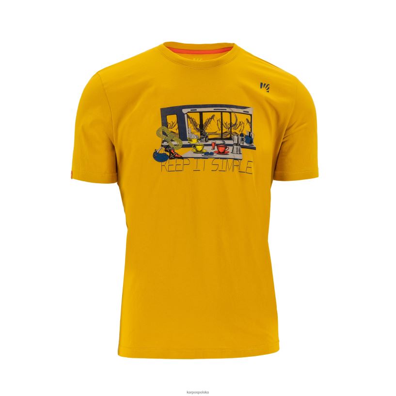 koszulka | Oliwa z oliwek 40266X411 mężczyźni Karpos koszulka z anemonem