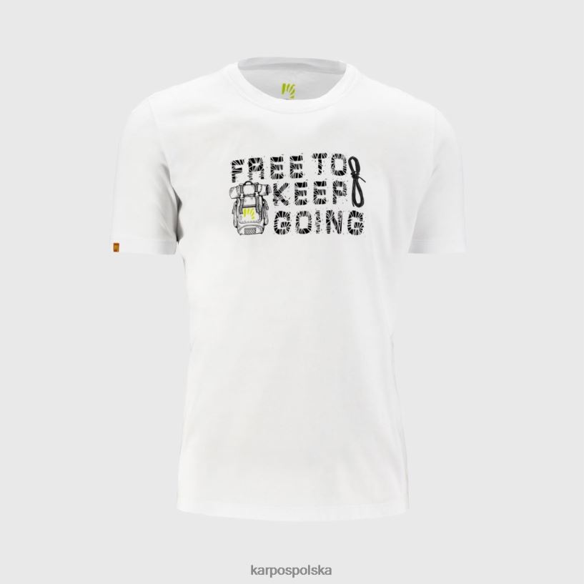 koszulka | biały 40266X401 mężczyźni Karpos koszulka z krokusami