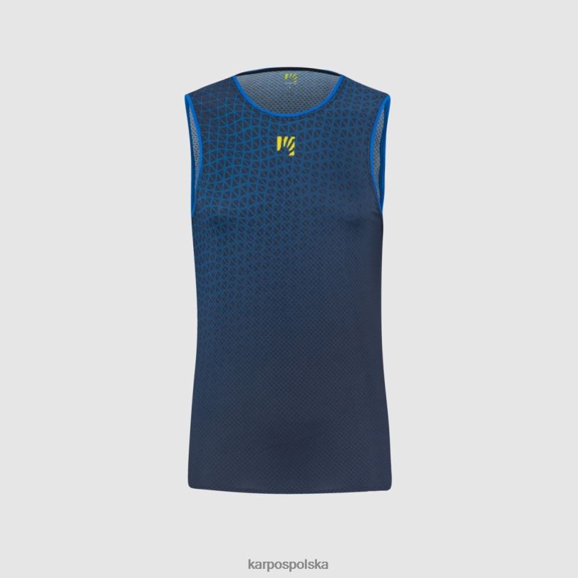 koszulka | chorągiewka przestrzeń kosmiczna/indygo 40266X366 mężczyźni Karpos Ultra zbiornik lavaredo