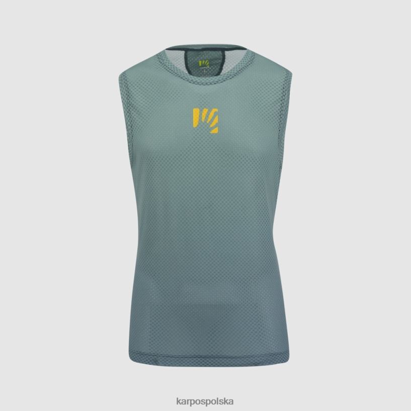 koszulka | ciemny łupek/północny Atlantyk 40266X385 mężczyźni Karpos Verve siatka bez rękawów