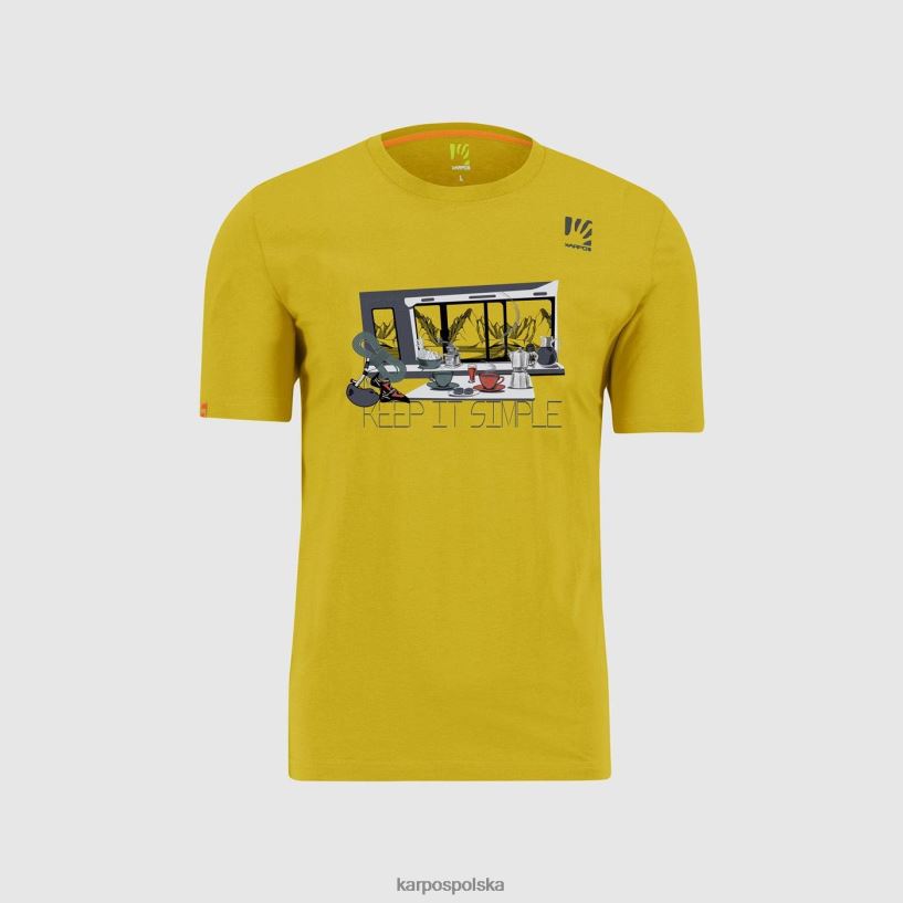 koszulka | curry cytrynowe 40266X413 mężczyźni Karpos koszulka z anemonem