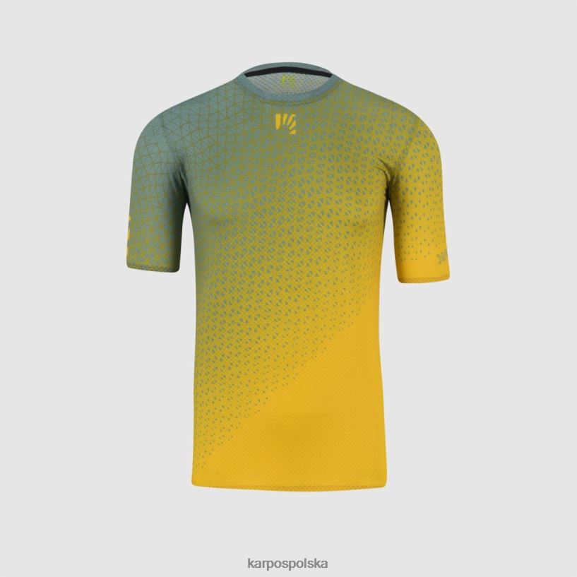 koszulka | cytrynowe curry/ciemny łupek 40266X341 mężczyźni Karpos Koszulka lavaredo ultra