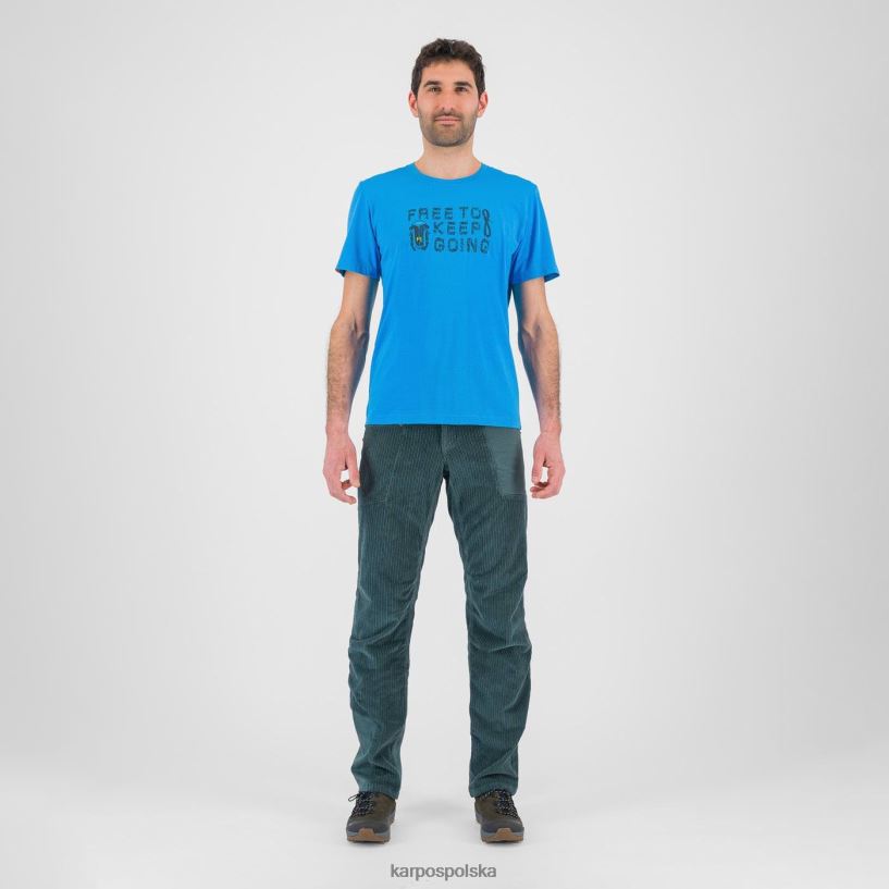 koszulka | diva blue/północ 40266X407 mężczyźni Karpos koszulka z krokusami