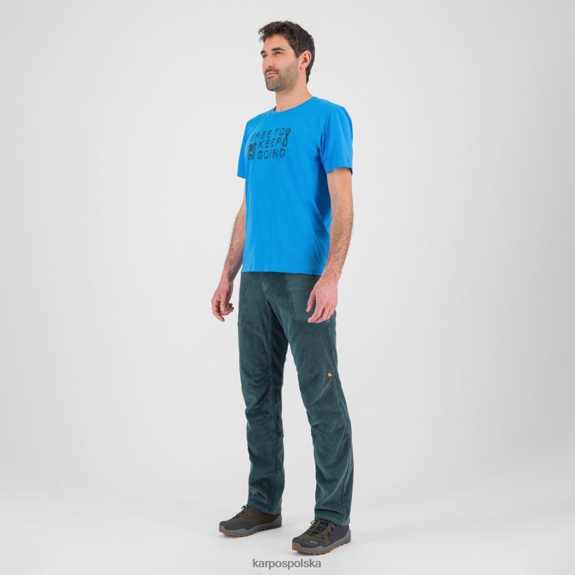 koszulka | diva blue/północ 40266X407 mężczyźni Karpos koszulka z krokusami