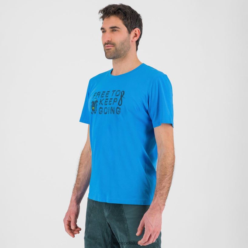 koszulka | diva blue/północ 40266X407 mężczyźni Karpos koszulka z krokusami