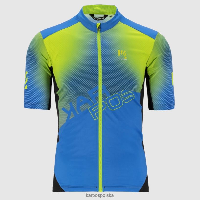 koszulka | nadruk 1 indygo b./czarny/zielony 40266X304 mężczyźni Karpos koszulka do skoków