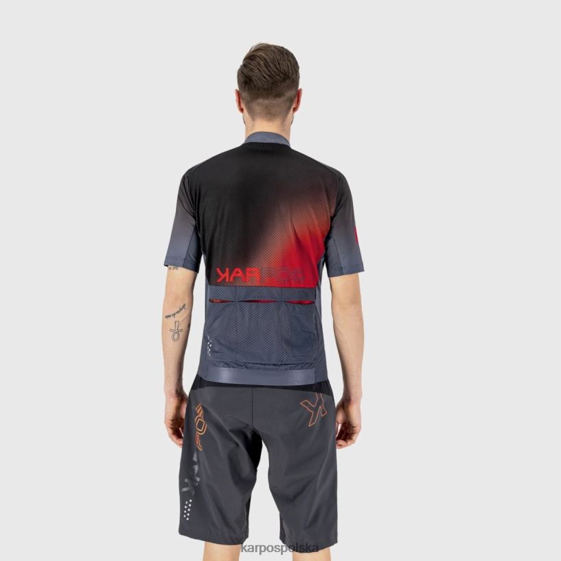 koszulka | nadruk 2 indygo b./czarny/zielony 40266X305 mężczyźni Karpos koszulka do skoków