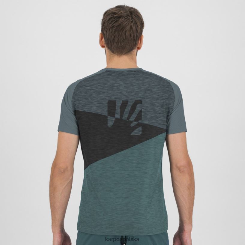 koszulka | północnoatlantycki/ciemny łupek/czarny 40266X360 mężczyźni Karpos koszulka Croda Rossa