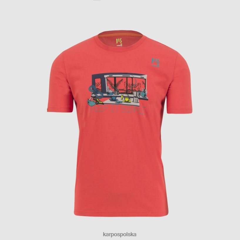 koszulka | papryka 40266X412 mężczyźni Karpos koszulka z anemonem
