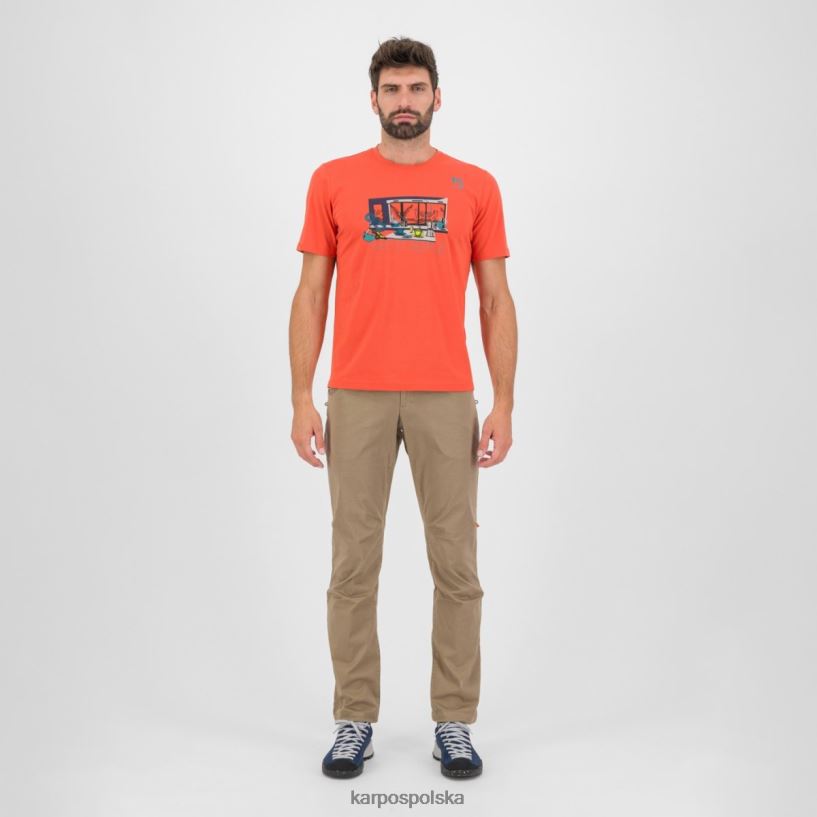 koszulka | papryka 40266X412 mężczyźni Karpos koszulka z anemonem