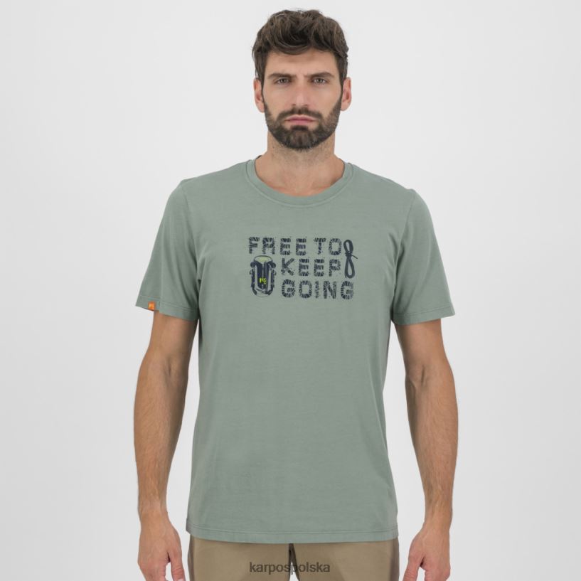 koszulka | spray morski 40266X405 mężczyźni Karpos koszulka z krokusami