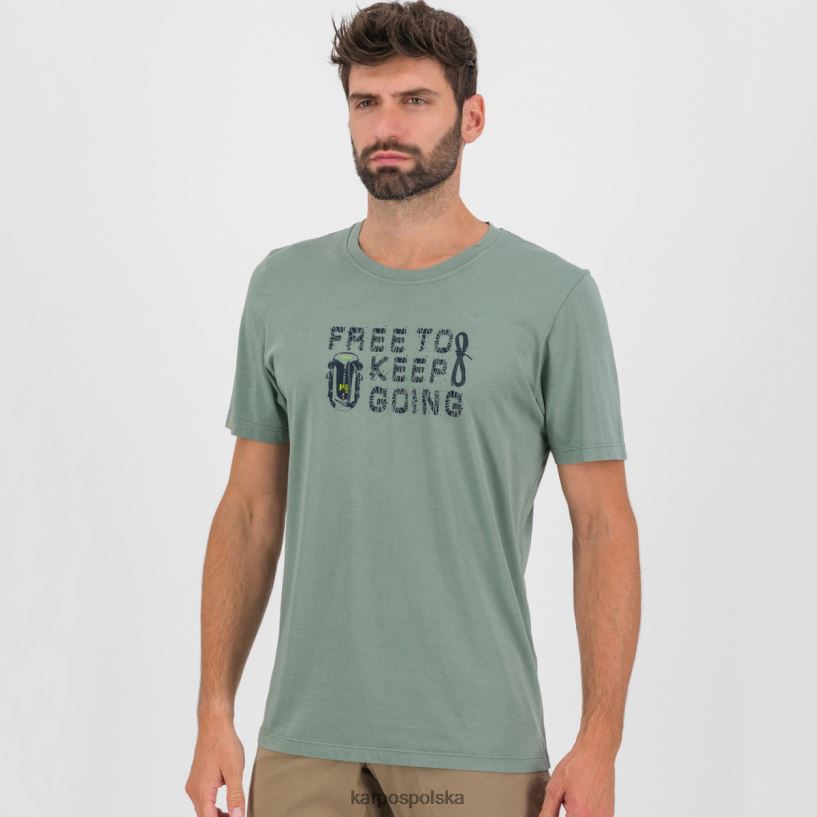 koszulka | spray morski 40266X405 mężczyźni Karpos koszulka z krokusami