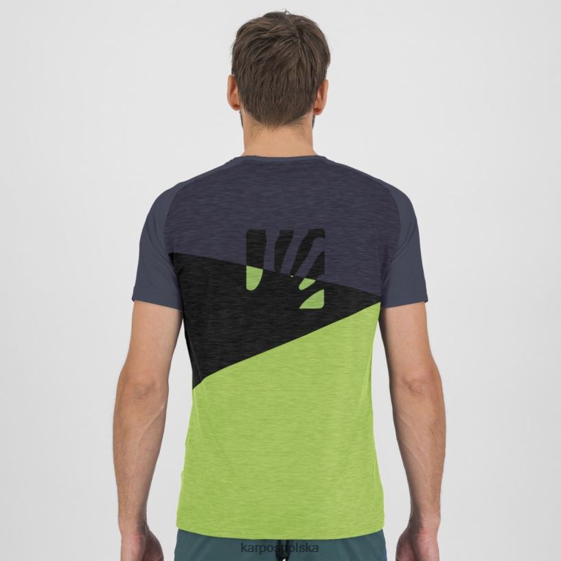 koszulka | zieleń jaśminowa/niebieski ombre/czarny 40266X363 mężczyźni Karpos koszulka Croda Rossa
