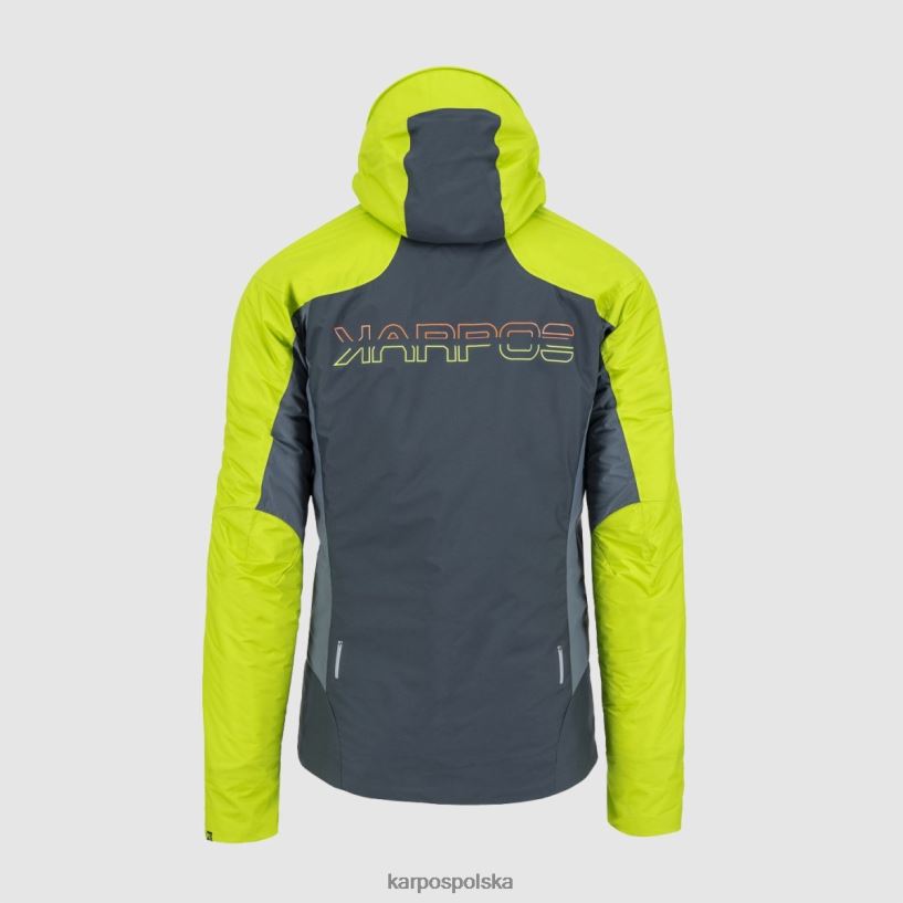 kurtka | ciemny łupek/limonka 40266X31 mężczyźni Karpos kurtka Vinsona