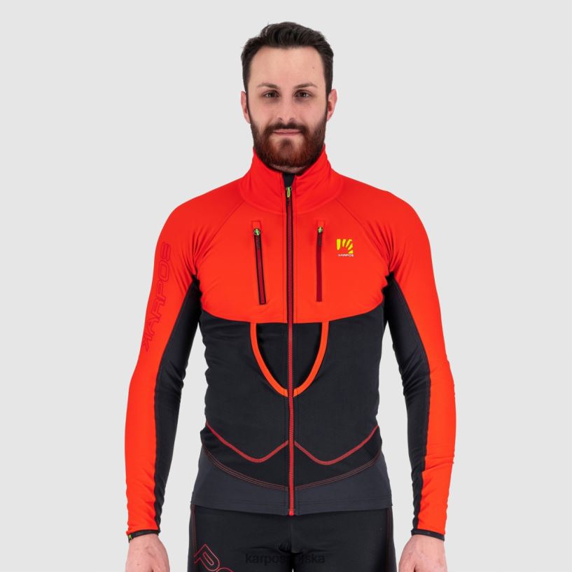 kurtka | czarny/grenadyna 40266X132 mężczyźni Karpos kurtka alagna lite