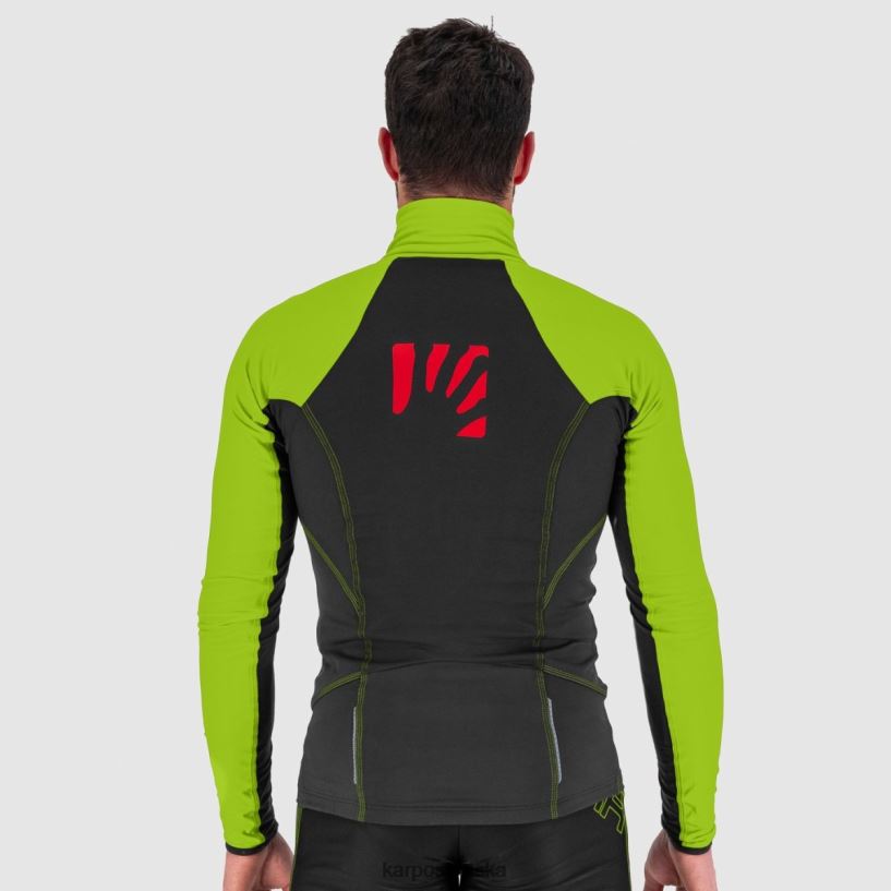 kurtka | czarny/limonkowy 40266X131 mężczyźni Karpos kurtka alagna lite