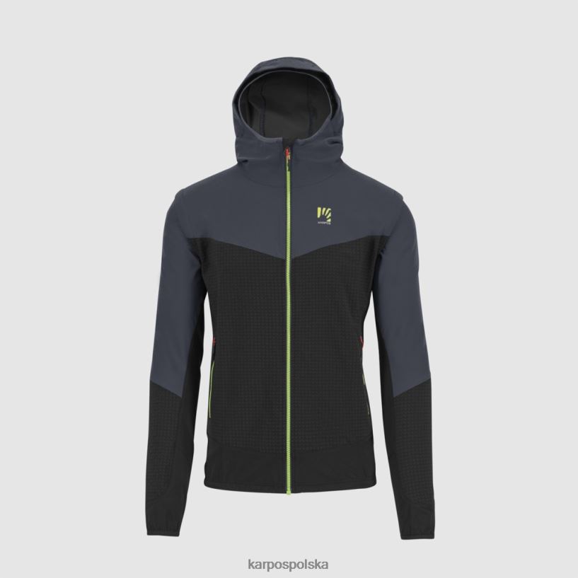 kurtka | czarny/ombre niebieski 40266X93 mężczyźni Karpos Ledowa kurtka typu kabriolet