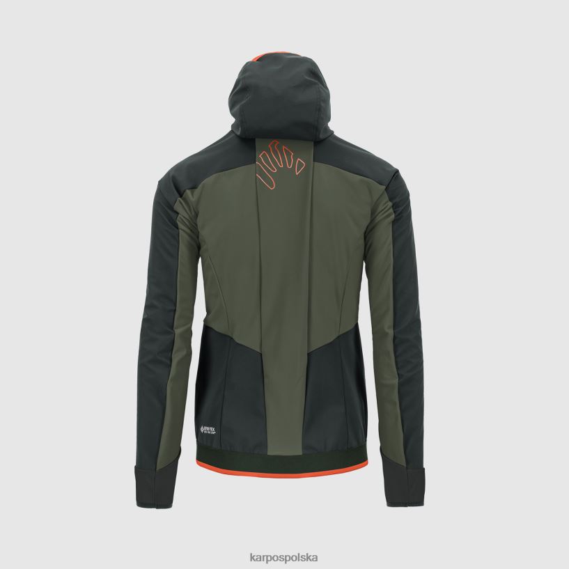 kurtka | czarny piasek/tymianek 40266X50 mężczyźni Karpos Kurtka piz palu'evo