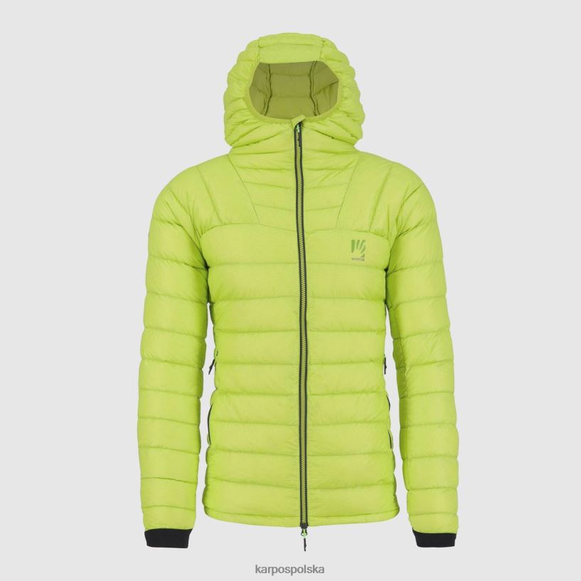 kurtka | kolada kiwi 40266X4 mężczyźni Karpos najwyższa puchowa kurtka z kapturem