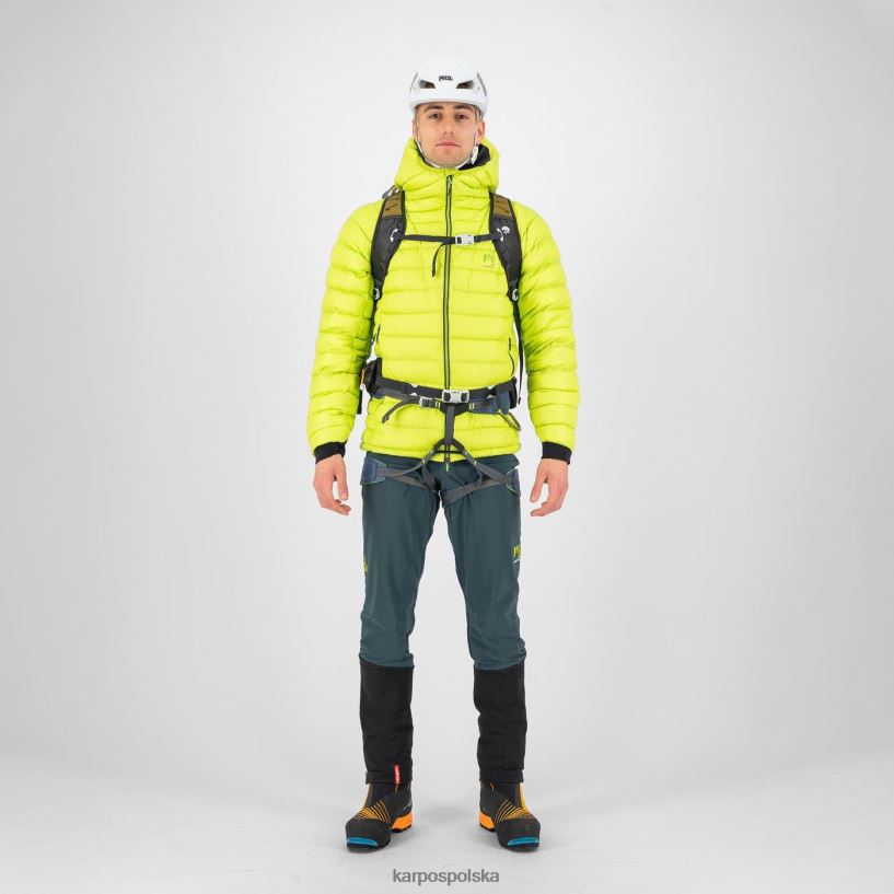 kurtka | kolada kiwi 40266X4 mężczyźni Karpos najwyższa puchowa kurtka z kapturem