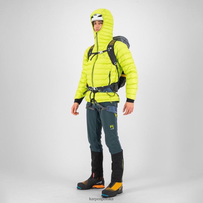 kurtka | kolada kiwi 40266X4 mężczyźni Karpos najwyższa puchowa kurtka z kapturem