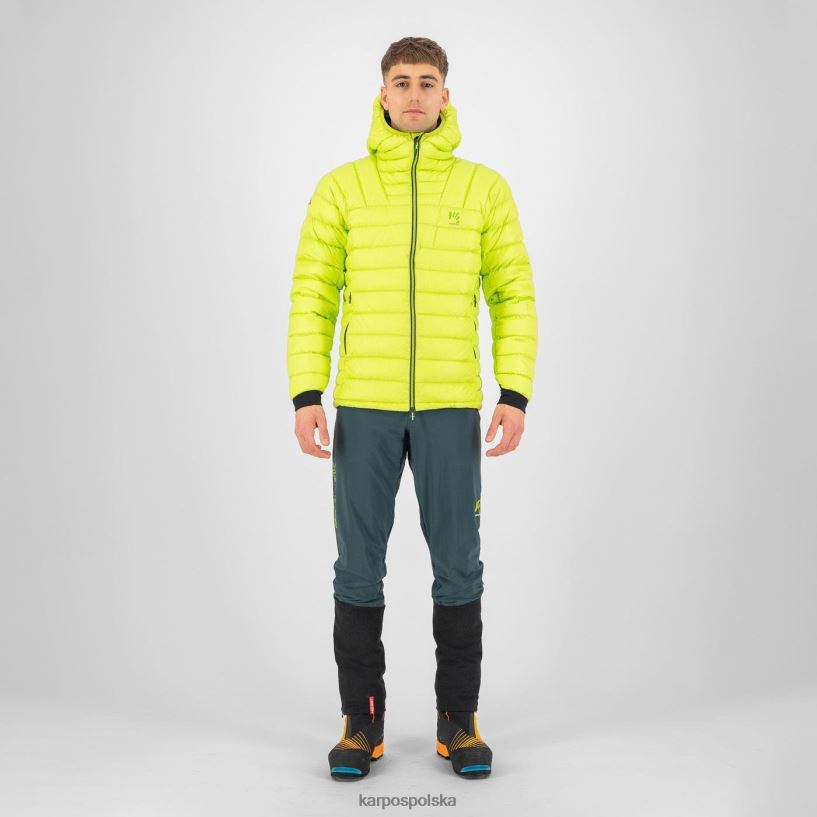 kurtka | kolada kiwi 40266X4 mężczyźni Karpos najwyższa puchowa kurtka z kapturem